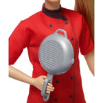 Barbie Careers Chef Doll, Petite with Blonde Hair & Frying Pan