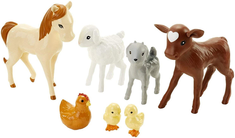 Barbie farm vet sale doll and playset