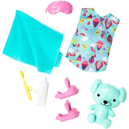 Barbie Club Chelsea Bedtime Accessories Set with Teddy Bear