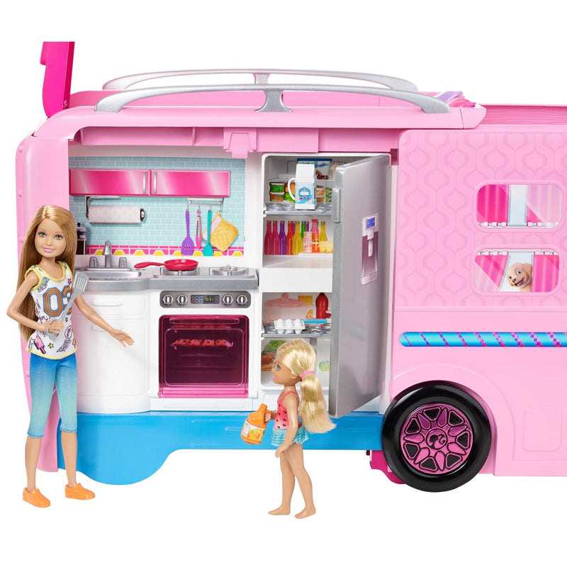 Barbie dreamcamper on sale adventure camping playset