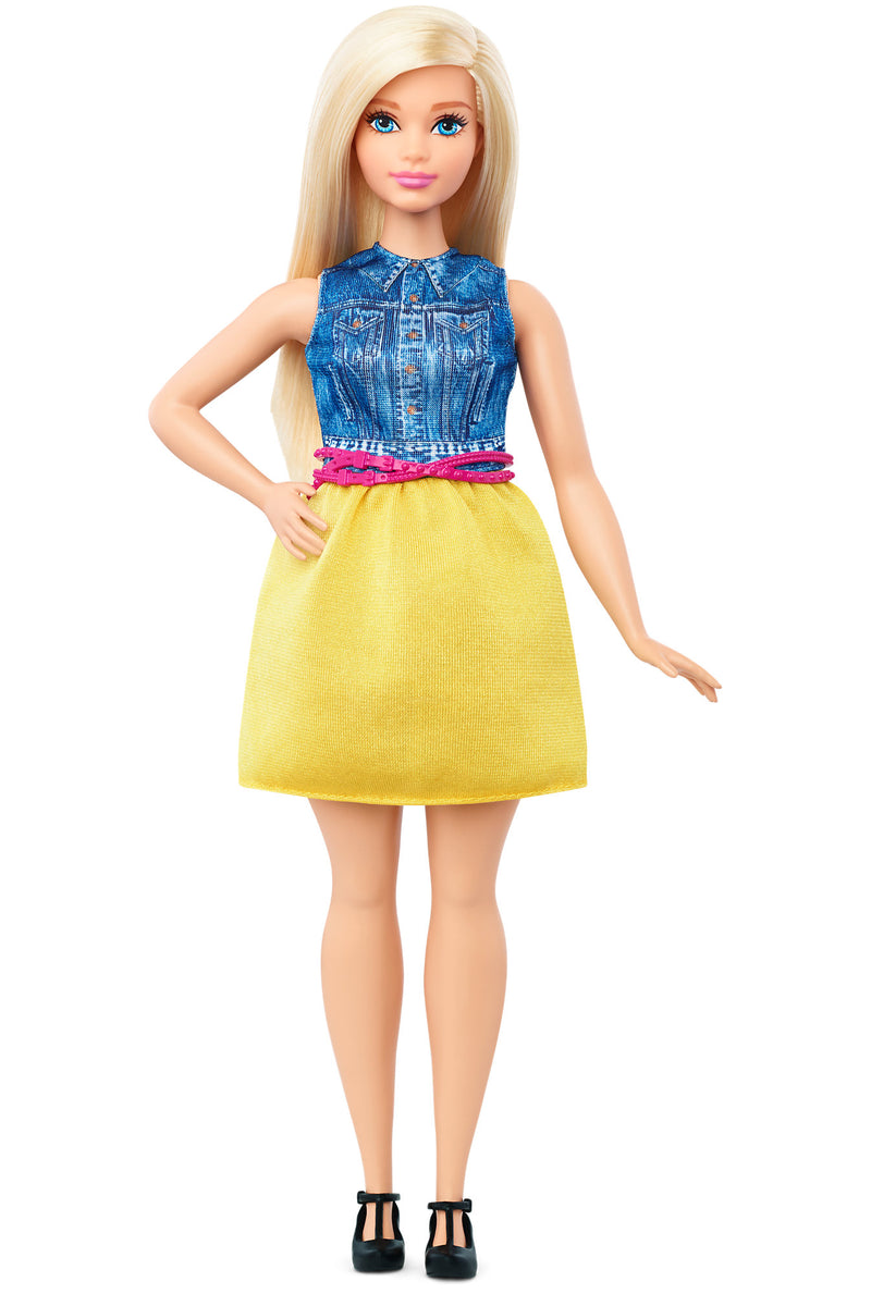 Barbie Fashionistas Chambray Chic, Curvy Body Doll