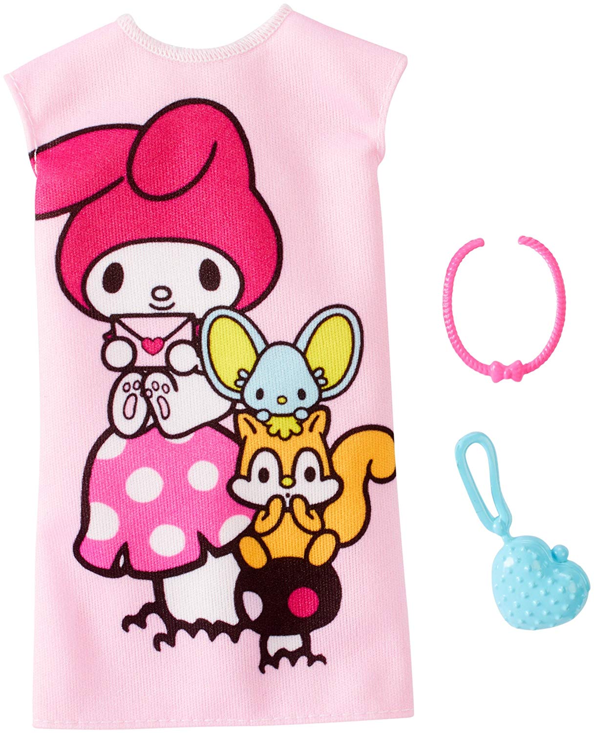 Barbie Hello Kitty My Melody Pink Dress Fashion Pack – Square Imports