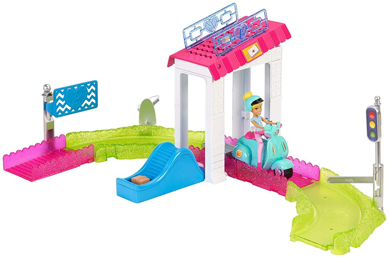 Barbie sales office playset