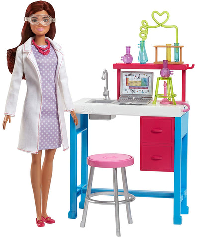 Amazon Prime Barbie Dolls Barbie Careers Playset, Science Lab With