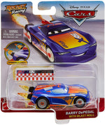 Disney Cars XRS Rocket Racing Die Cast Car with Blast Wall Barry DePedal