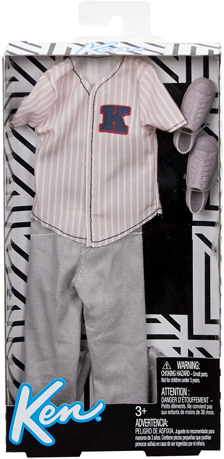 Barbie Ken Fashion Baseball Jersey