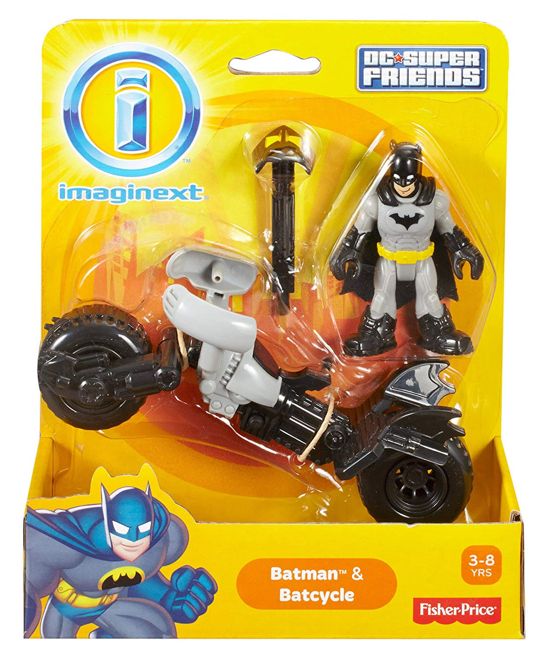 Imaginext DC Super Friends Batman Batcycle – Square Imports