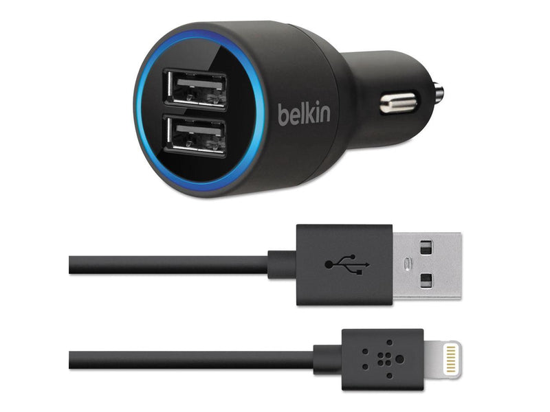 Belkin Auto Adapter 2 port car charger/sync cable