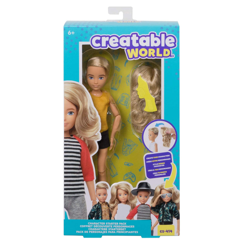 Creatable World Character Starter Pack Blonde Doll – Square Imports