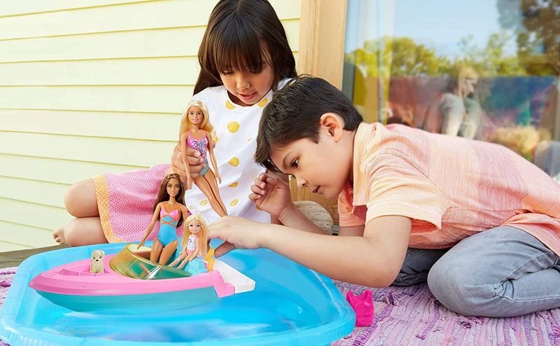 Barbie Boat with Puppy