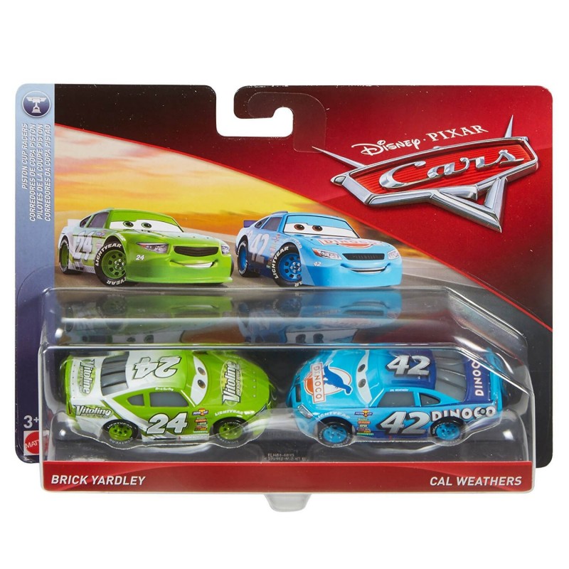 Disney Pixar Cars Cal Weathers & Brick Yardley 2-pack
