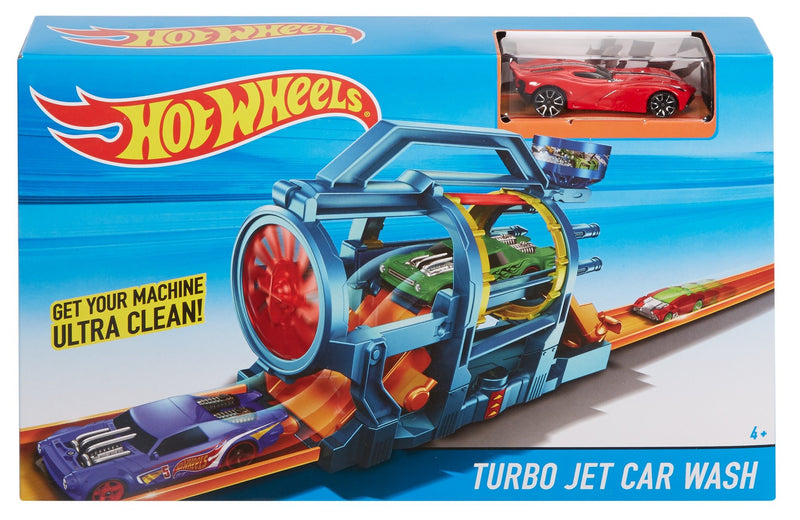 Hot Wheels Turbo Jet Car Wash Playset