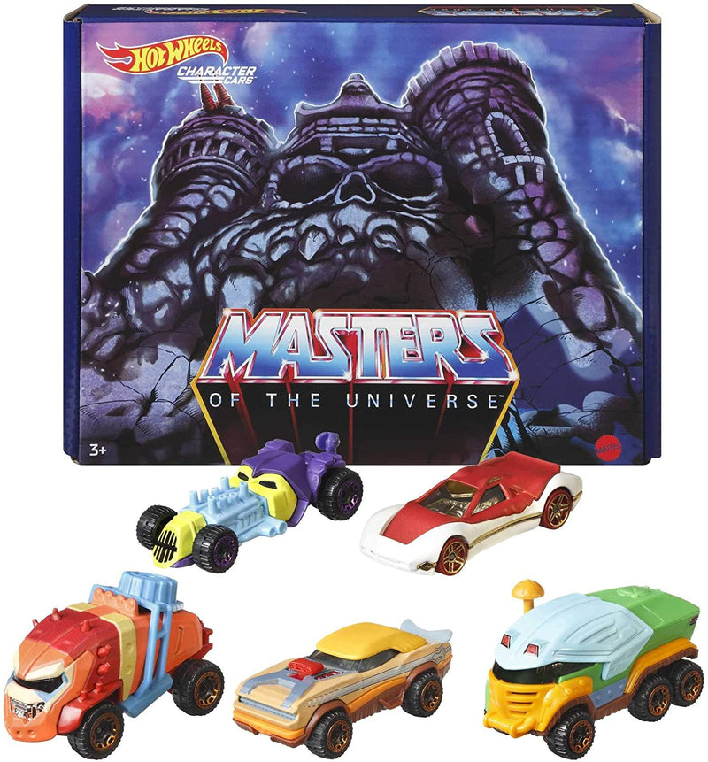 Hot Wheels Masters Of The Universe Character Car Bundle 5 Pack