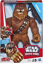 Star Wars Galactic Heroes Mega Mighties Chewbacca 10 Inch Action Figure with Bowcaster Accessory