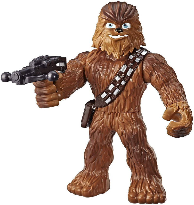 Star Wars Galactic Heroes Mega Mighties Chewbacca 10 Inch Action Figure with Bowcaster Accessory