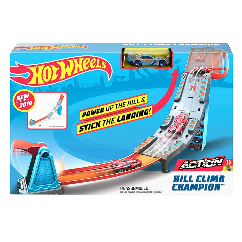 Hot Wheels Hill Climb Track Set Multicolor