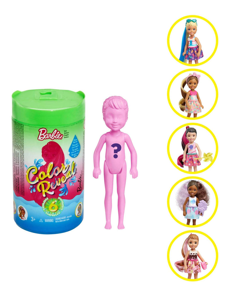 Barbie Color Reveal Chelsea Doll with 6 Surprises