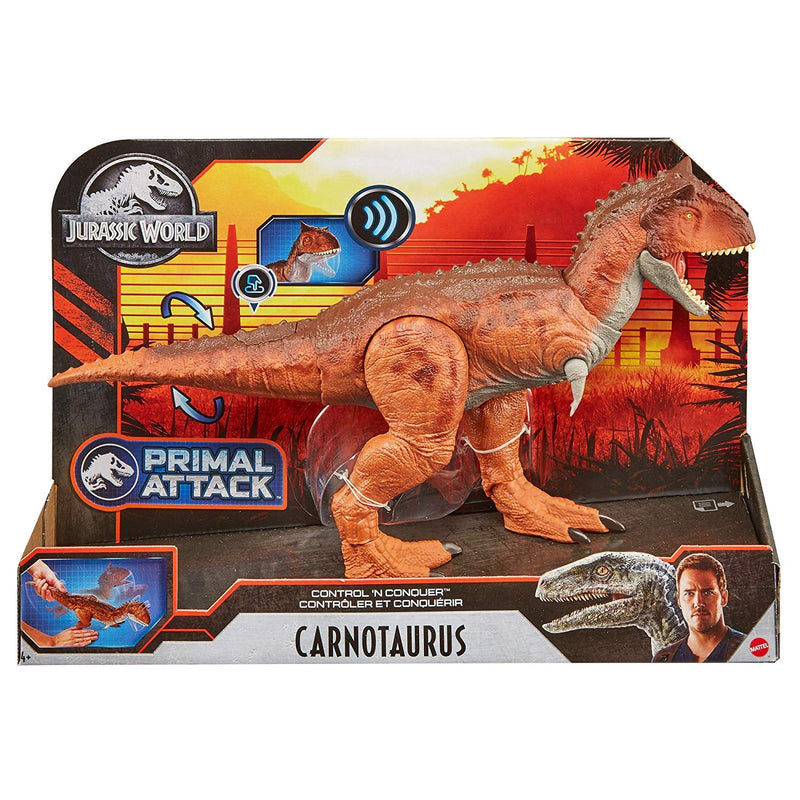Jurassic World Control N Conquer Carnotaurus Dinosaur Figure