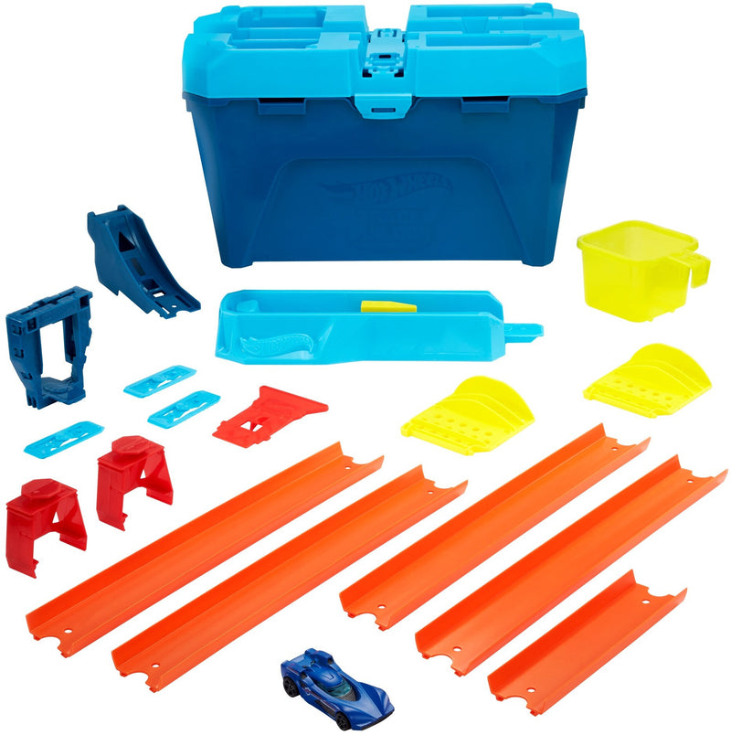 Hot Wheels Track Builder Unlimited Stunt Crash Box Play Set
