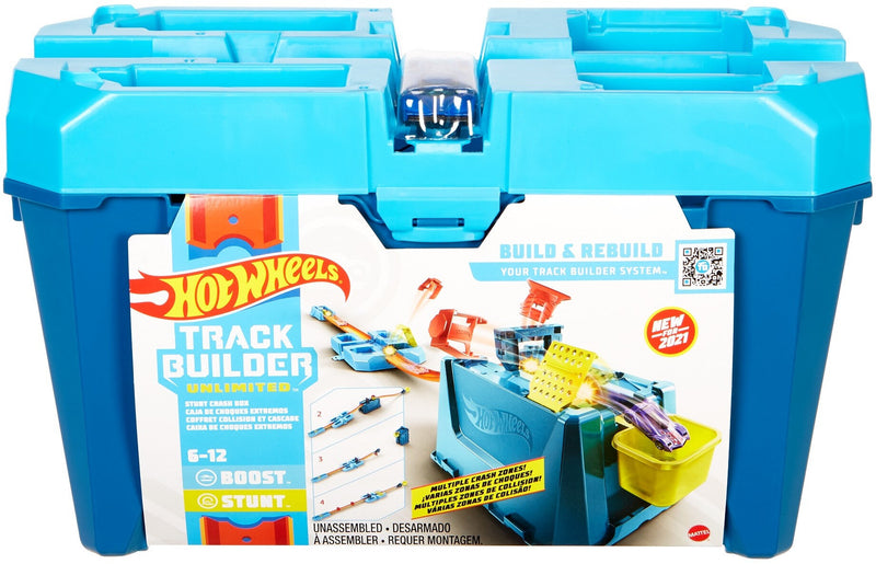 Hot Wheels Track Builder Multi Loop Box Ultimate Storage;