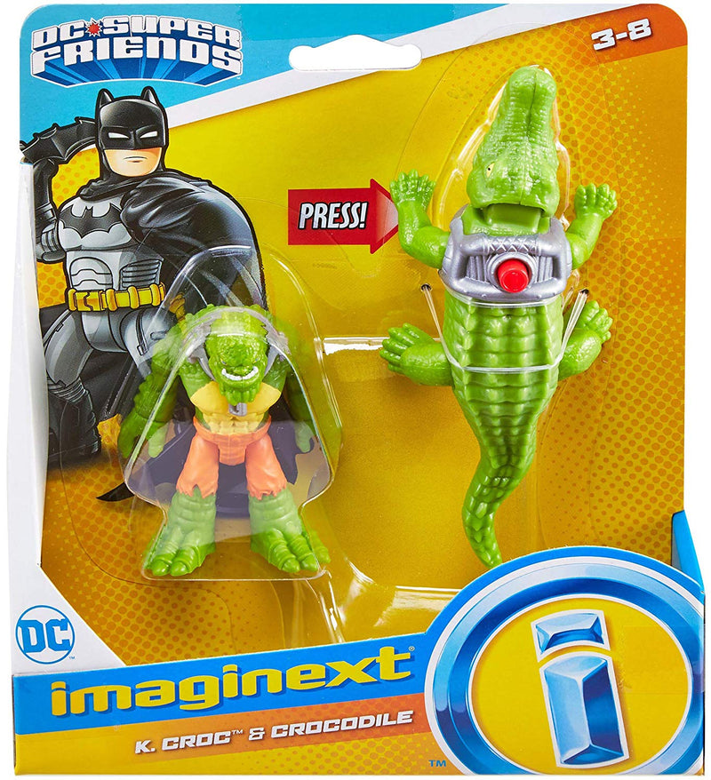 Imaginext DC Super Friends, K Croc & Crocodile Pet