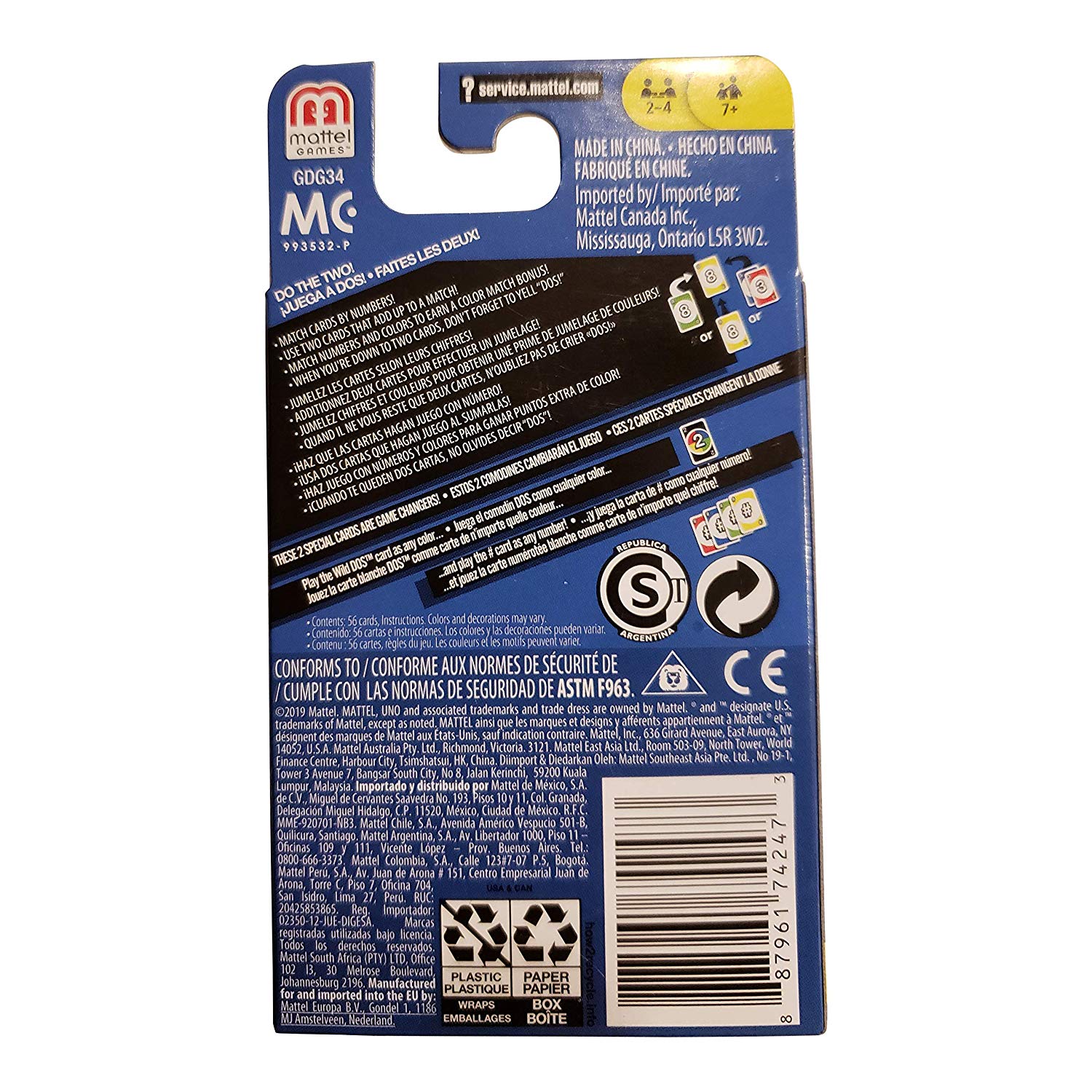 Dos Express DOS Express UNO Cards – Square Imports