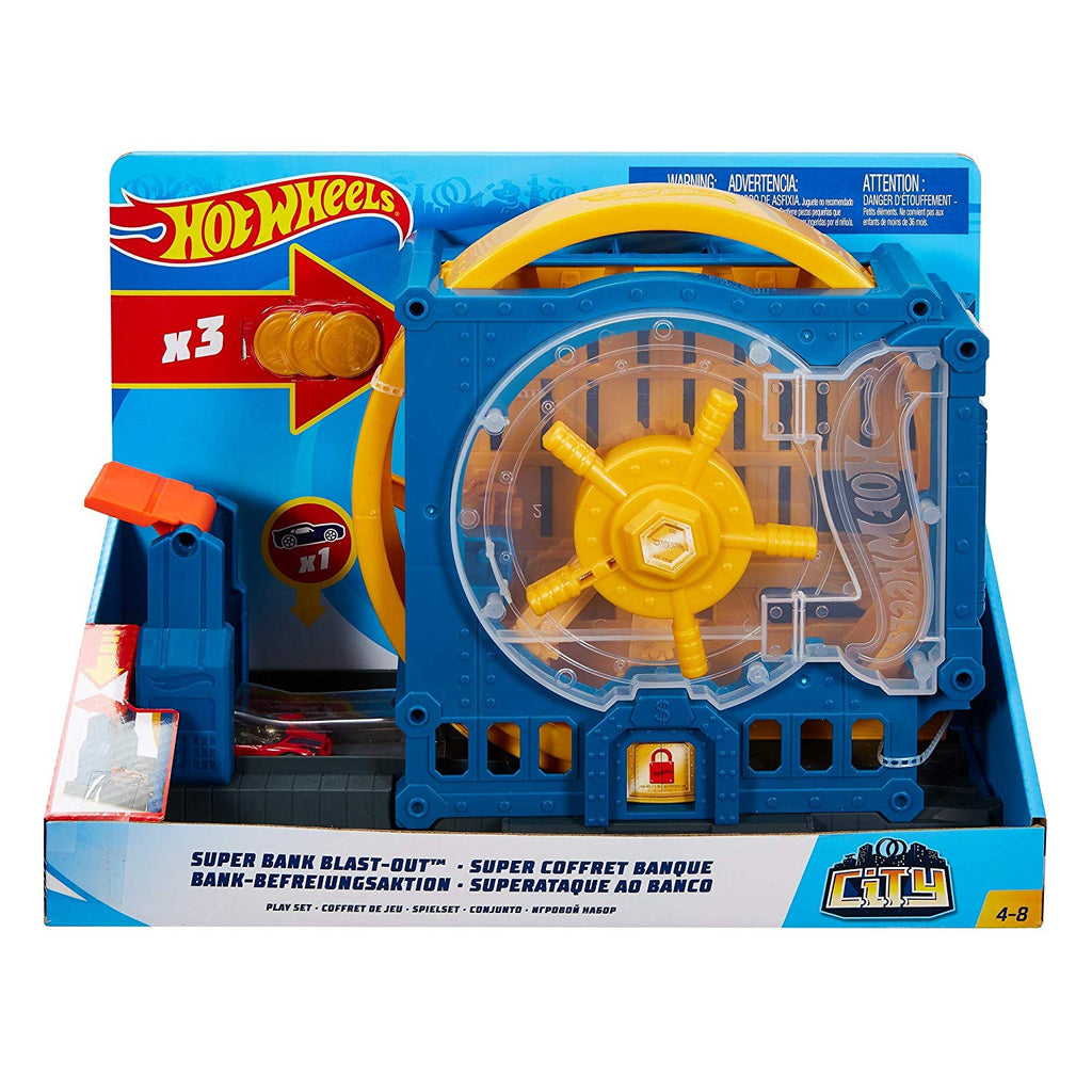 Hot Wheels City Super Spin Dealership Square Imports