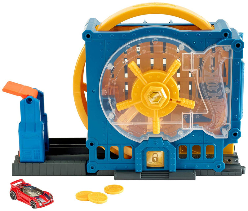 Hot Wheels City Super Spin Dealership Square Imports