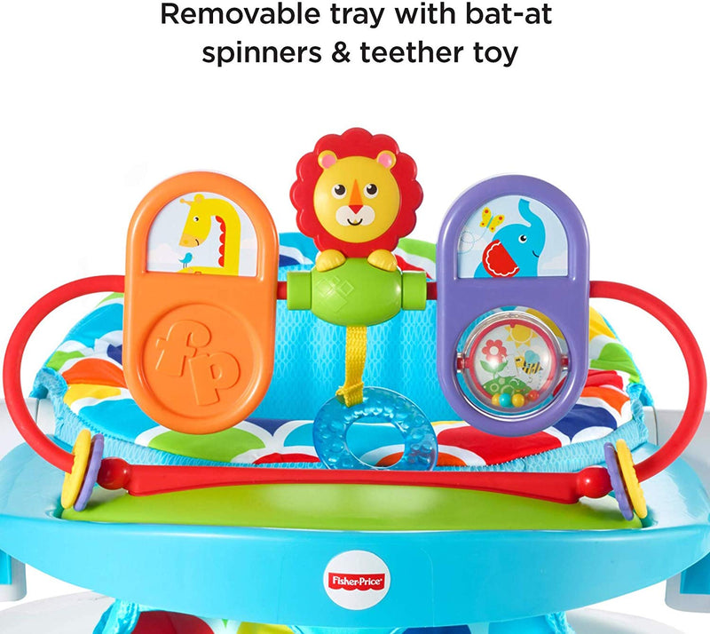 Fisher-Price Deluxe Sit-Me-Up Floor Seat with Toy Tray