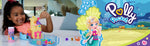 Polly Pocket Bubble Aquarium with Underwater Theme, 2 Bubble-Making Features, Pool, Micro Polly & Mermaid Doll, Bubble Solution & 18 Accessories