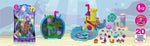 Polly Pocket Bubble Aquarium with Underwater Theme, 2 Bubble-Making Features, Pool, Micro Polly & Mermaid Doll, Bubble Solution & 18 Accessories