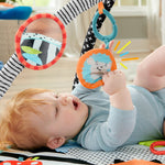 Fisher-Price 3 in 1 Music, Glow & Grow Gym, Infant Activity Play Mat for Tummy Time, Take Along