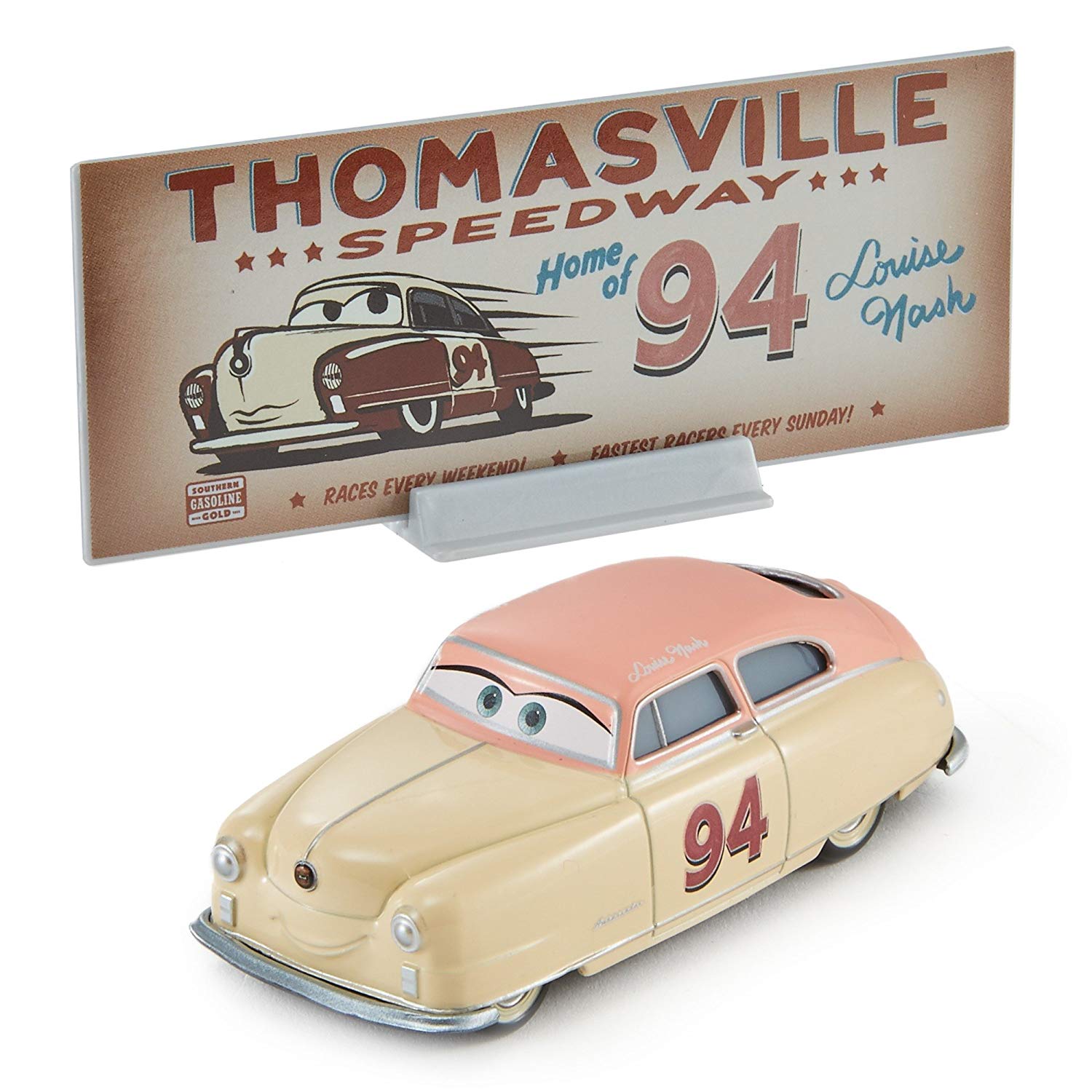 Disney Pixar Cars 3 Louise Barnstormer Nash Die cast Vehicle Square Imports