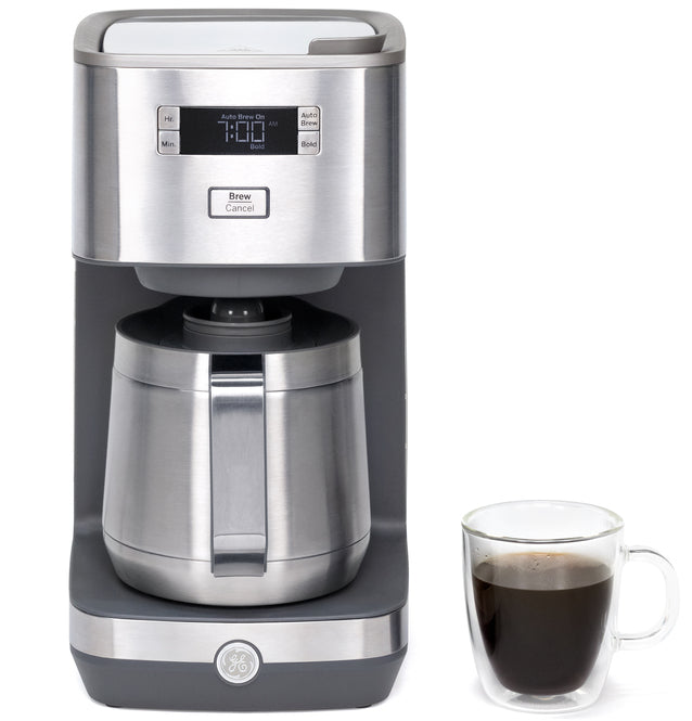 GE Classic Drip Coffee Maker with 10-Cup Stainless Vacuum Carafe - Used