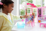Barbie Doll and Dollhouse Portable Playset with Pool and Accessories