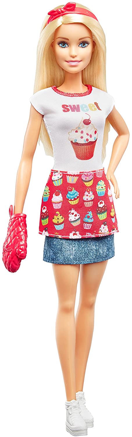 Barbie Doll with Oven and Rising Food