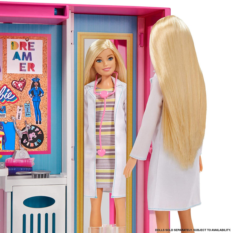 Barbie Dream Closet with 30+ Pieces Toy Closet Includes 5 Outfits