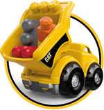 Mega Bloks CAT Lil' Dump Truck with Big Building Blocks
