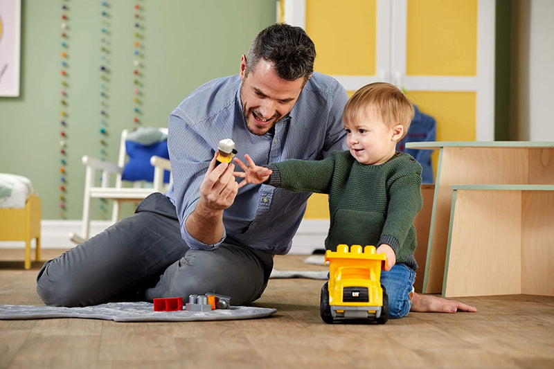 Mega Bloks CAT Lil' Dump Truck with Big Building Blocks