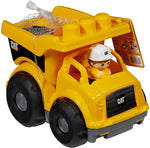 Mega Bloks CAT Lil' Dump Truck with Big Building Blocks