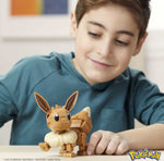 MEGA Pokemon Build & Show Eevee Toy Building Set, 4 inches Tall