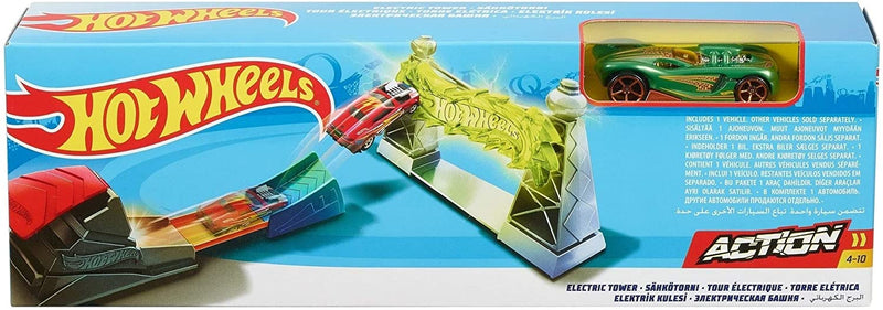 Hot Wheels Electric Tower Toy Playset with Car