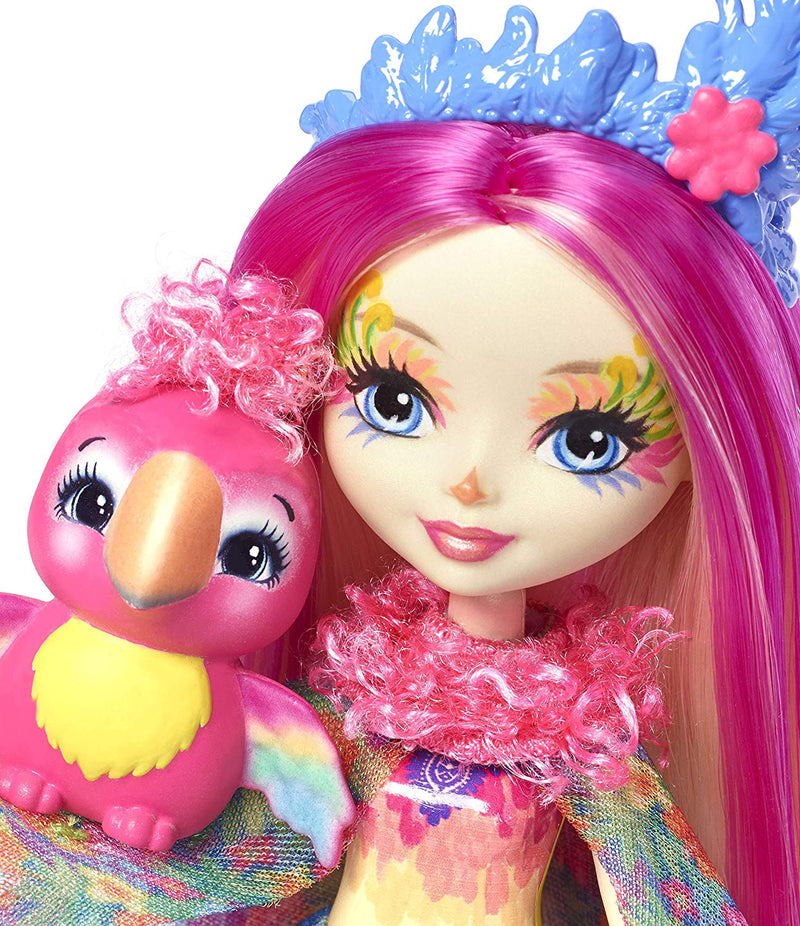 Enchantimals Peeki Parrot Doll & Sheeny