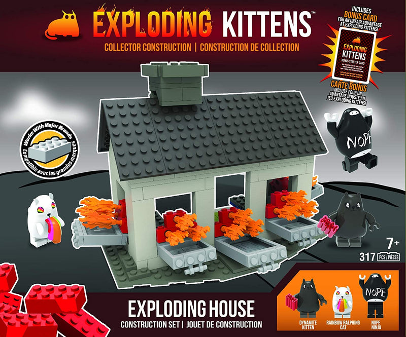Exploding Kittens Construction House Scene Set