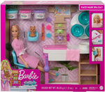 Barbie Face Mask Spa Day Playset with Blonde Barbie Doll