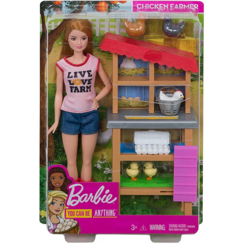 Barbie Careers Chicken Farmer Doll and Chicken Coop Playset