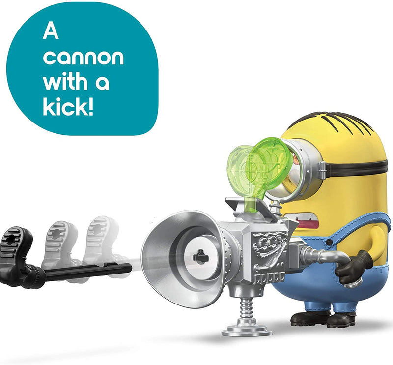 Minions The Rise of Gru Loud N’ Rowdy Stuart Talking Action Figure with Fart Cannon Toy