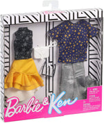 Barbie Fashion Pack with 1 Outfit and 1 Accessory Doll and 1 Each for Ken Doll