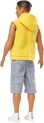 Barbie Ken Fashionistas Doll Wearing Yellow New York Hoodie