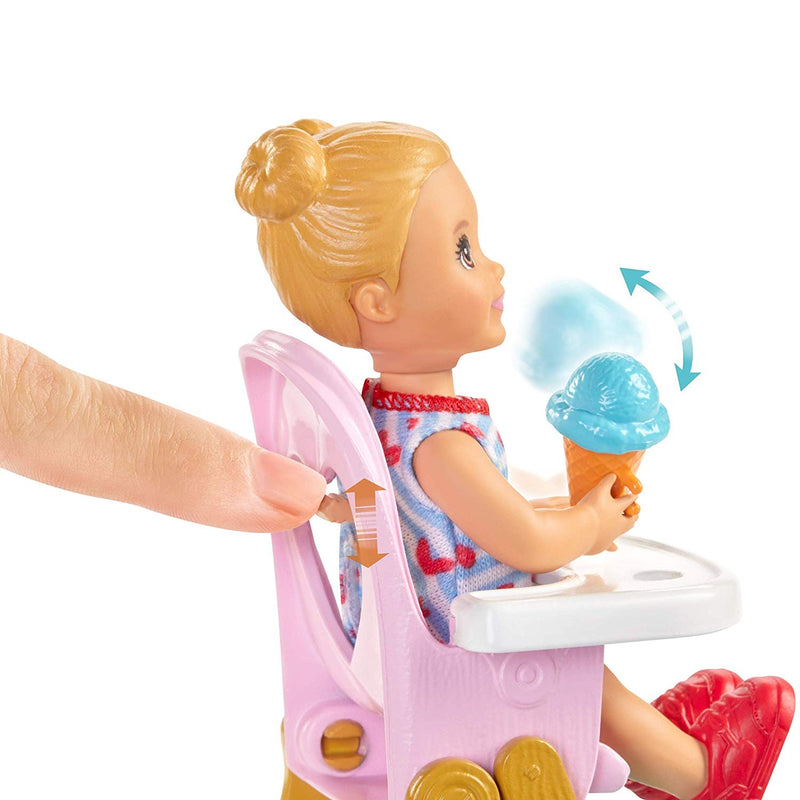 Barbie Skipper Babysitters Inc. Feeding Playset Square Imports